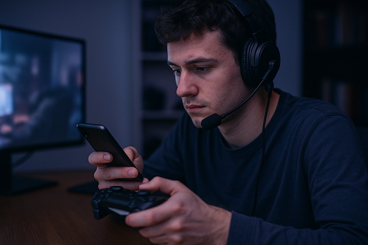A player buying digital goods in a game